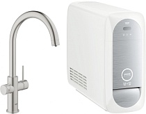 Смеситель Grohe Blue Home 31455DC0 с функцией фильтрации и газирования воды