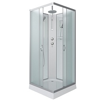 Душевая кабина Niagara Classic NG-1101-14BKT (90х90х210) низкий поддон(13см),стекло матовое