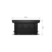 Конвектор внутрипольный Royal Thermo ATRIUM-110/200/2100-DG-U-LB