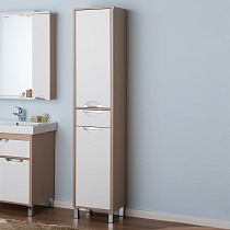 Шкаф-пенал Aquanet Гретта светлый дуб