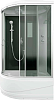 Душевая кабина Erlit Comfort ER3512TPR-C4-RUS с высоким поддоном, с сиденьем