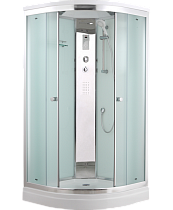 Timo Comfort T-8809 Clean Glass душевая кабина 90*90*220+турецкая баня хамам+стульчик прозрачный