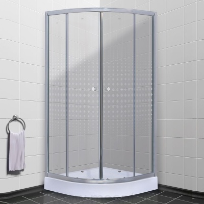 Душевой уголок Timo TL-9001 Romb Glass с поддоном