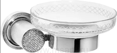 Мыльница Boheme Royal Cristal Chrome подвесная