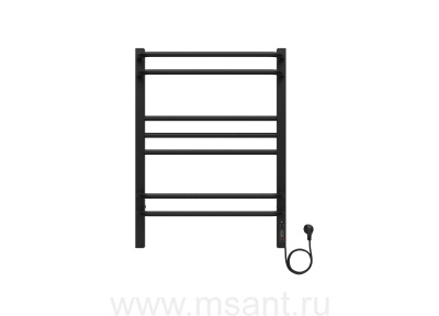 Полотенцесушитель электрический Aquatek Бетта П7 500х700 мм черный муар