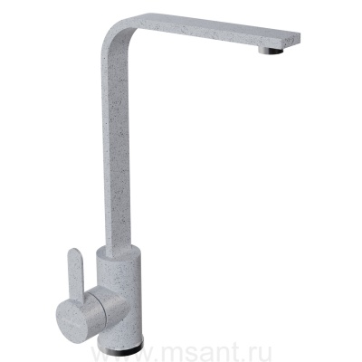 Смеситель для кухни 35к MIXLINE ML-GS14 (310) серый высок. излив