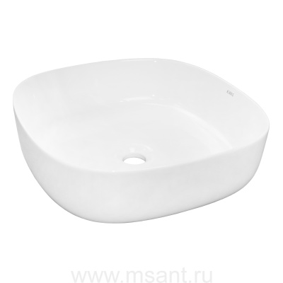 Раковина-чаша Azario 450х450х140 накладная, округлая, белый глянец