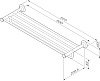 Полка AM.PM Like A8037700 для полотенец