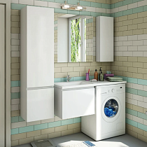 Мебель для ванной Эстет Dallas Luxe 110 подвесная, 1 ящик, под стиральную машину L