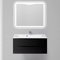 Мебель для ванной BelBagno Marino 100 nero lucido