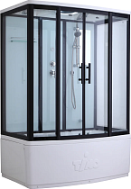 Душевой бокс Timo Standart T-6650 B профиль черный