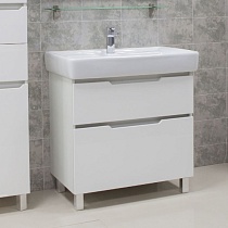 Тумба для комплекта AQUATON Дакота 80 белый/выбеленное дерево