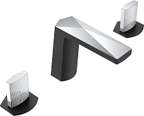 Смеситель для раковины Boheme Venturo 150-BCR-TOUCH черный, хром