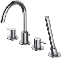 Смеситель Omnires Y Y1232NI на борт ванны, никель