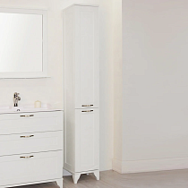 Шкаф-пенал AQUATON Леон Н универсальный, дуб белый