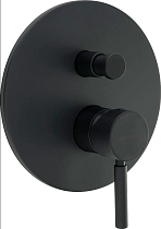 Смеситель Migliore Fortis 30464 С ВНУТРЕННЕЙ ЧАСТЬЮ, для ванны с душем, черный