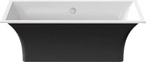 Ванна из литьевого мрамора BAS Мадрид 170х80 черная