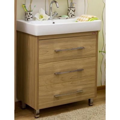 Тумба Sanflor Ларго 80 (ШВ) раковина Фостер 80