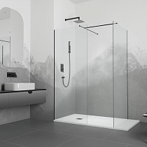 Перегородка для душа RGW WA-020B (WA-010B (2 шт.) + S-1220 B) (Прозрачное, 900x900)