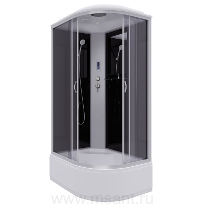 Душевая кабина Niagara Classic NG-2510-14LP (120х80х215) высокий поддон(40см),стекло тонированное 