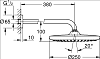 Верхний душ Grohe Tempesta 250 26668000