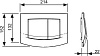 Кнопка смыва TECE Ambia 9240226 хром