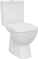 Унитаз-компакт Santek Нео Лайт 1WH302409 дюропластовое антибактериальное сиденье Soft-close Clip up диагональный выпуск