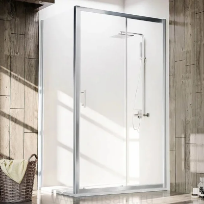 Душевой уголок Veconi Rovigo RV-072 150x100, профиль хром