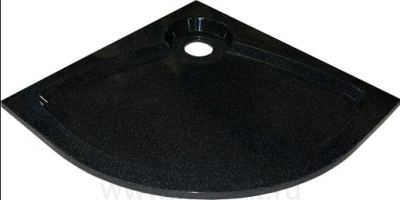 Поддон для душа GuteWetter Deluxe 80x80x2 R черный