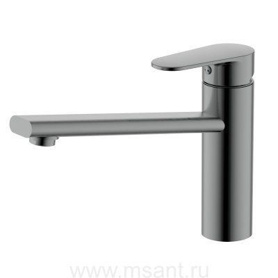 Смеситель Aquatek AQ1880BGM НИКА для кухни, оружейная сталь