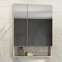 Зеркало-шкаф Comforty Парма 60 дуб дымчатый