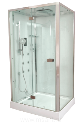 Timo Premium PURO душевая кабина (90*120*220), шт, стульчик прозрачный