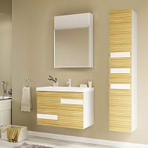 Мебель для ванной Marka One Mix 60П ПП с 2 ящиками, коко боло