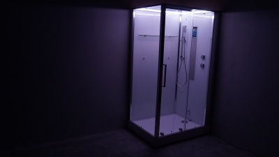 Timo Premium HELKA душевая кабина (90*120*220), шт, стульчик прозрачный