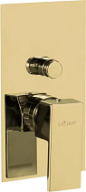 Смеситель Cezares Unika VDIM-03/24 С ВНУТРЕННЕЙ ЧАСТЬЮ, для душа, золото