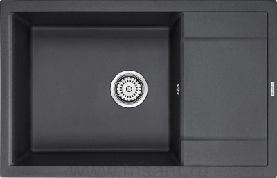 Мойка кухонная Paulmark PM317850-BL черная