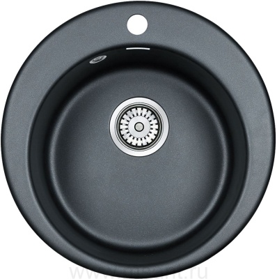 Мойка кухонная Paulmark Gelegen PM404800-BLM черный металлик