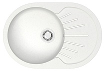 Кухонная мойка AZARIO Flora 730x450x215 искусственный мрамор, цвет белый