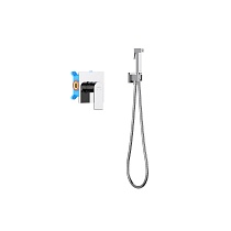 Гигиенический душ AQUATEK (смеситель + гигиеническая лейка + шланг + шланговое подсоединение) AQ1419CR ЛИРА