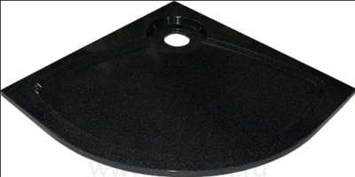 Поддон для душа GuteWetter Deluxe 90x90x4 R черный