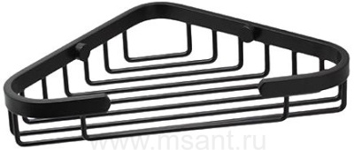 Полка Wasserkraft K-733BLACK угловая