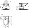 Биде подвесное Ideal Standard Tempo T510001