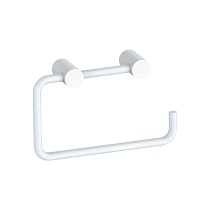 Держатель для туалетной бумаги без крышки, сплав металлов, Petite, белый матовый, IDDIS, PETWT00i43