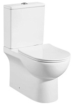 Унитаз-компакт AZARIO Ambra 645x370x815 напольный, безободковый, в комплекте сиденьем микролифт