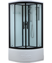 Timo Standart T-6690 Black Fabric душевая кабина (90*90*220), шт