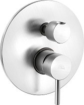 Смеситель Paffoni Light LIG018ST с ВНУТРЕННЕЙ ЧАСТЬЮ, для ванны с душем, хром