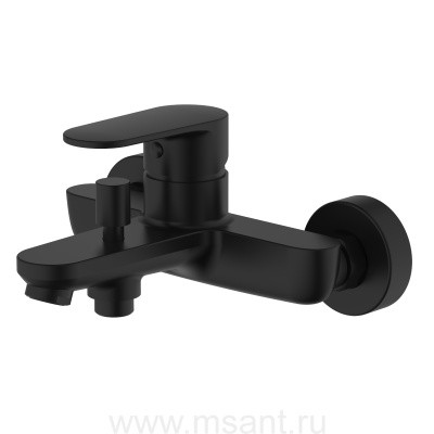 Смеситель Aquatek AQ1840MB НИКА для ванны, матовый черный