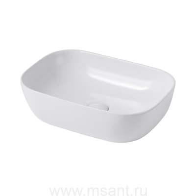 Раковина накладная ABBER Rechteck AC2200 белая