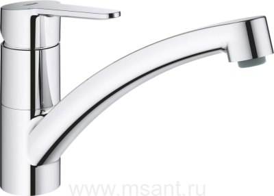 Смеситель Grohe BauEco 31680000 для кухонной мойки