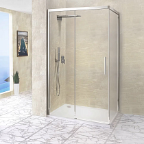 Душевой уголок RGW Leipzig LE-41 180x100x195 профиль хром, стекло прозрачное